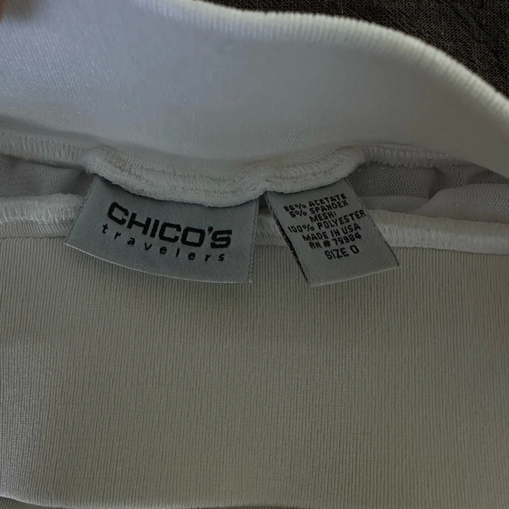 White High Rise Wide Leg Pants - Picture 3 of 3